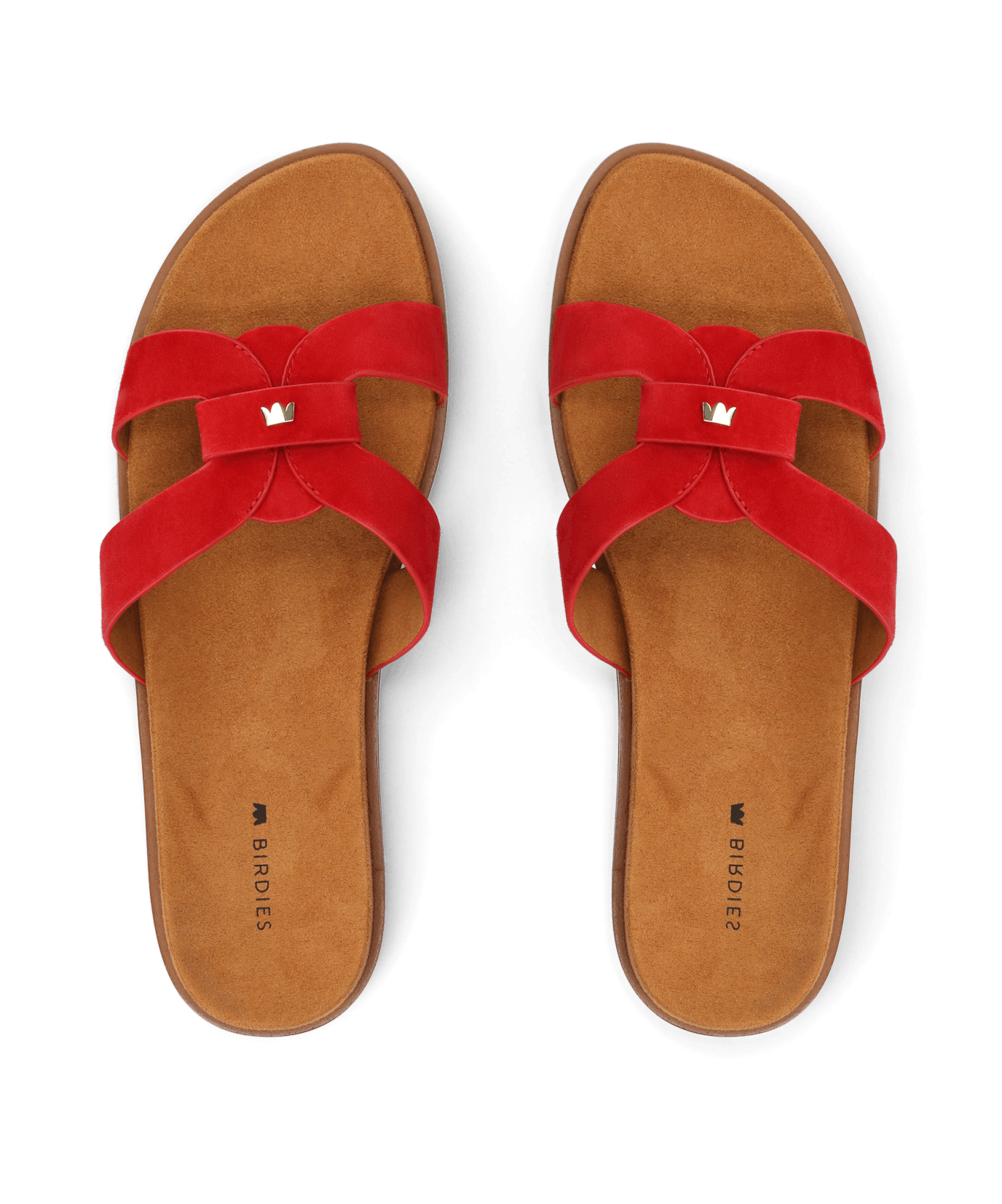 Angel Baby Girls Birdie Leather T-Strap Stitched Mary Jane