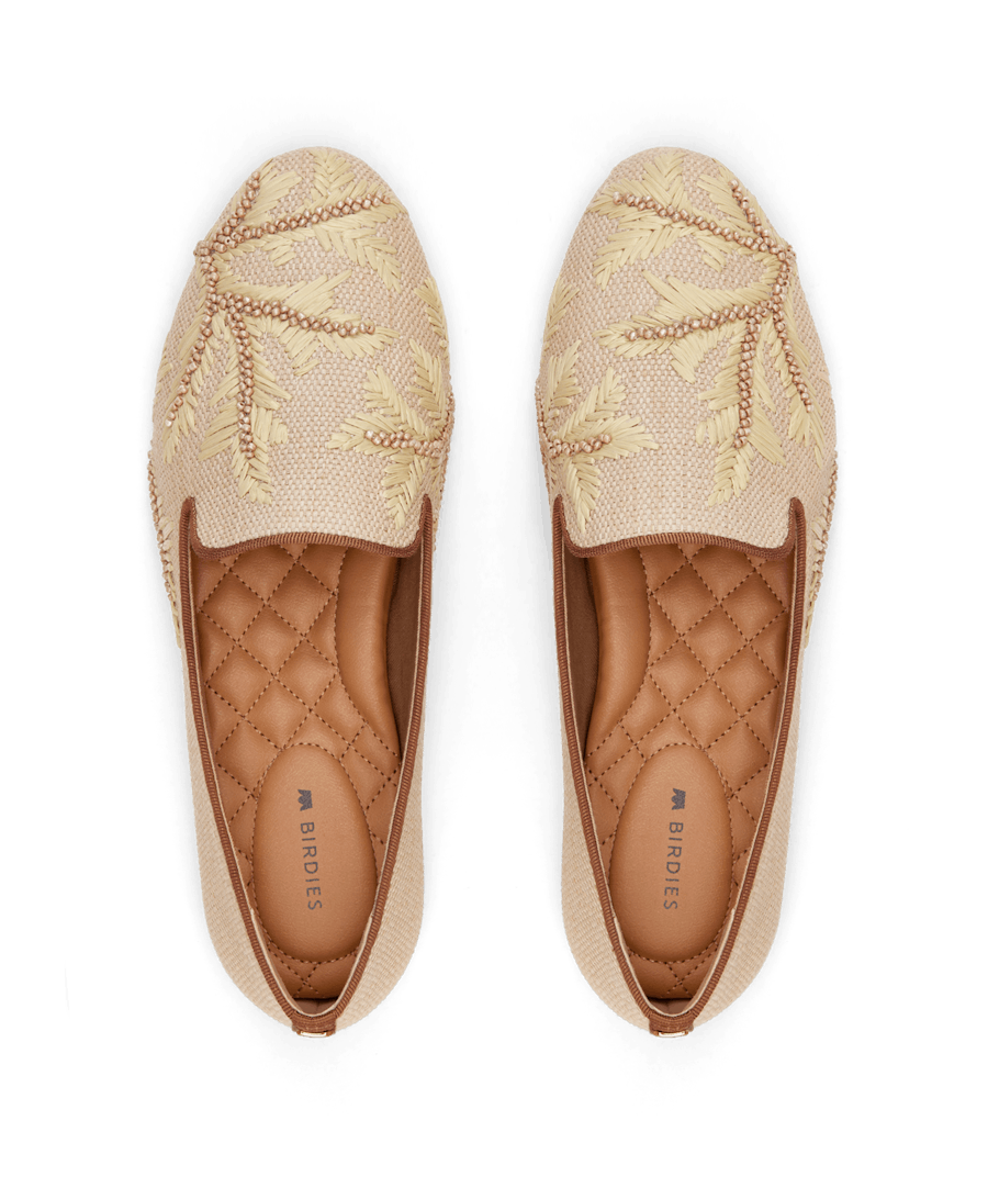 The Starling Botanico Raffia Women s Flats Birdies