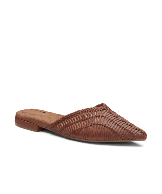 Cognac 2025 leather slides