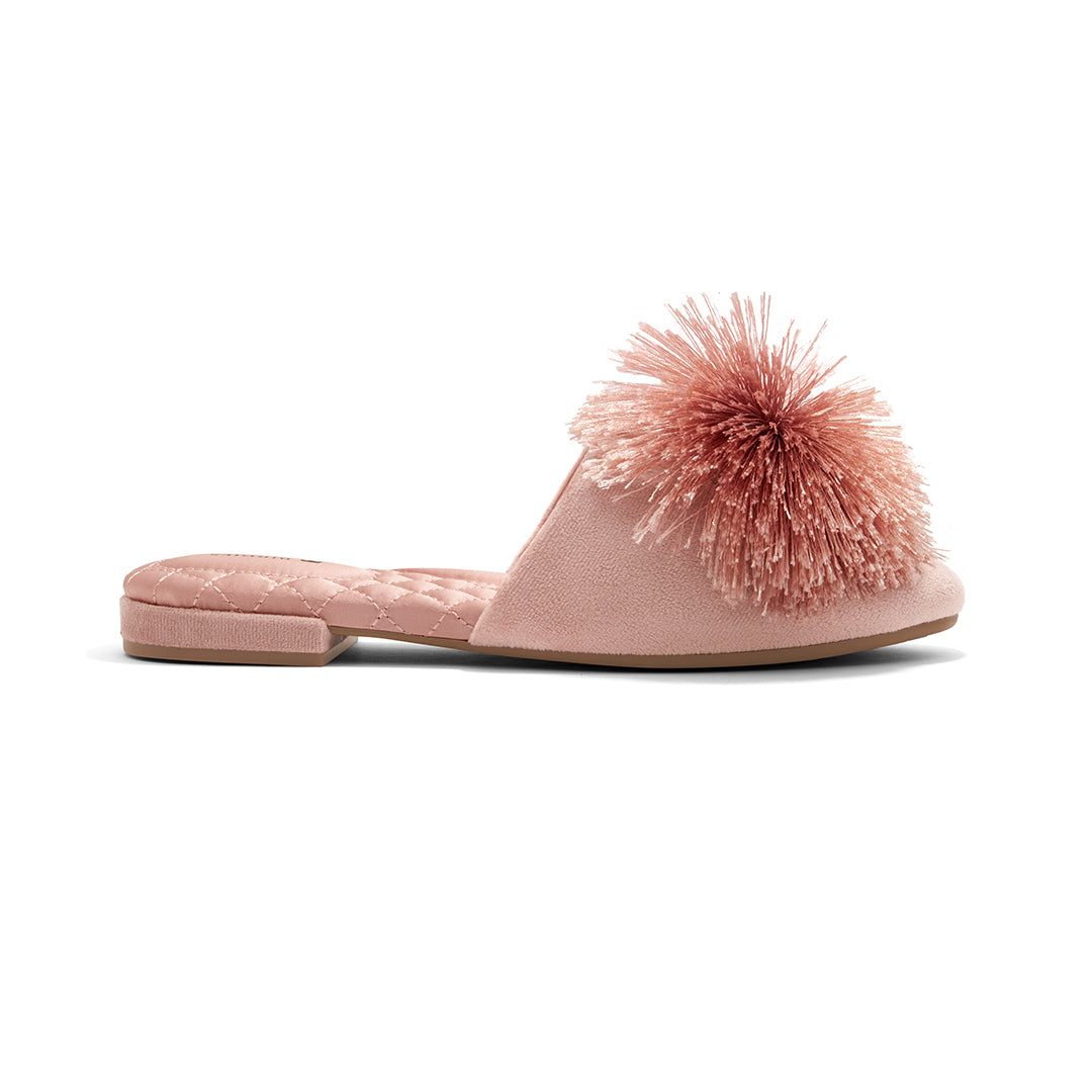 birdies pom pom slippers