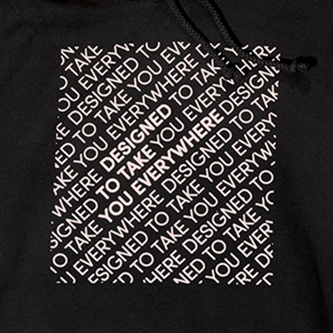 Designed to Take You Everywhere Hoodie - Black | Birdies